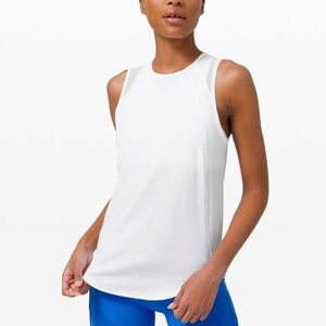 Lululemon sculpt tank in white